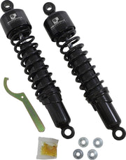 Progressive Suspension 412 Series Shocks for 2016-2024 TRIUMPH Shock Absorber Black Steel Pair