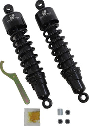Progressive Suspension 412 Series Shocks for 2016-2024 TRIUMPH Shock Absorber Black Steel Pair