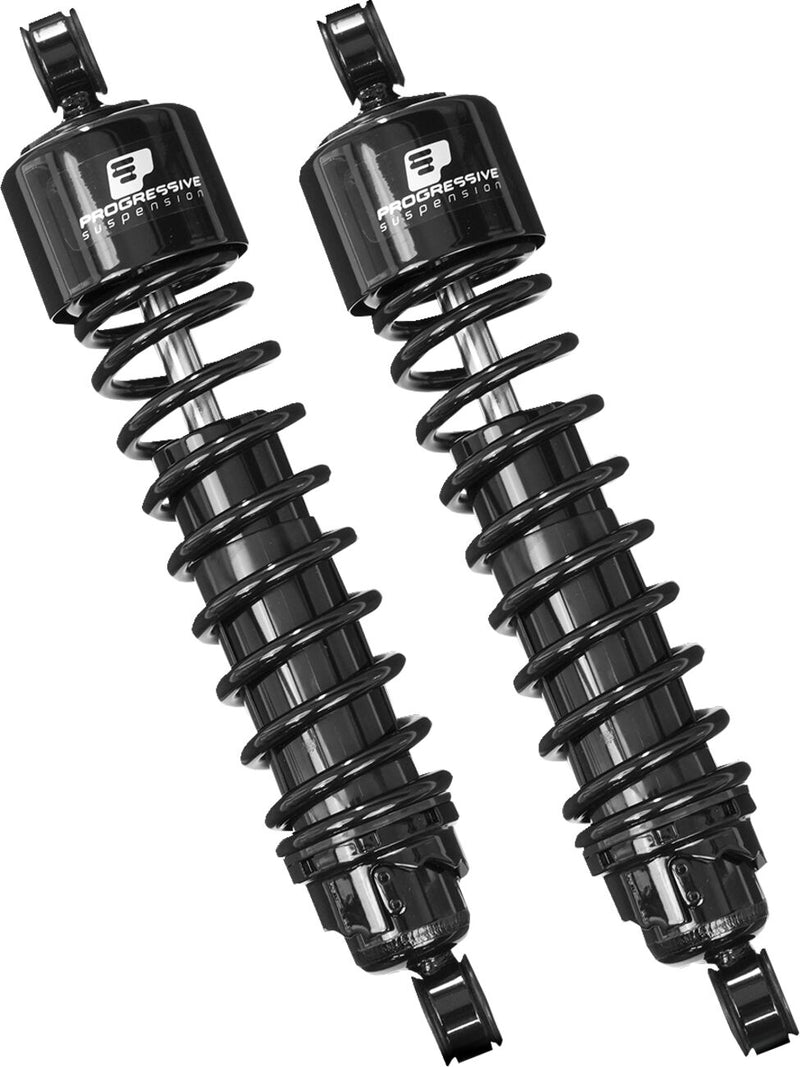 Progressive Suspension 412 Series Shocks for 2018-2024 HONDA Z 125 Shock Absorber Black Steel Pair