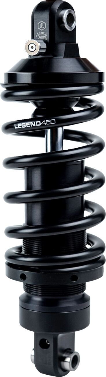 Legend Suspension REVO-A Adjustable M-Eight Softail Coil Suspension for 2018-2024 Harley-Davidson Shock Absorber Anodised Black Rear Coilover Monot...