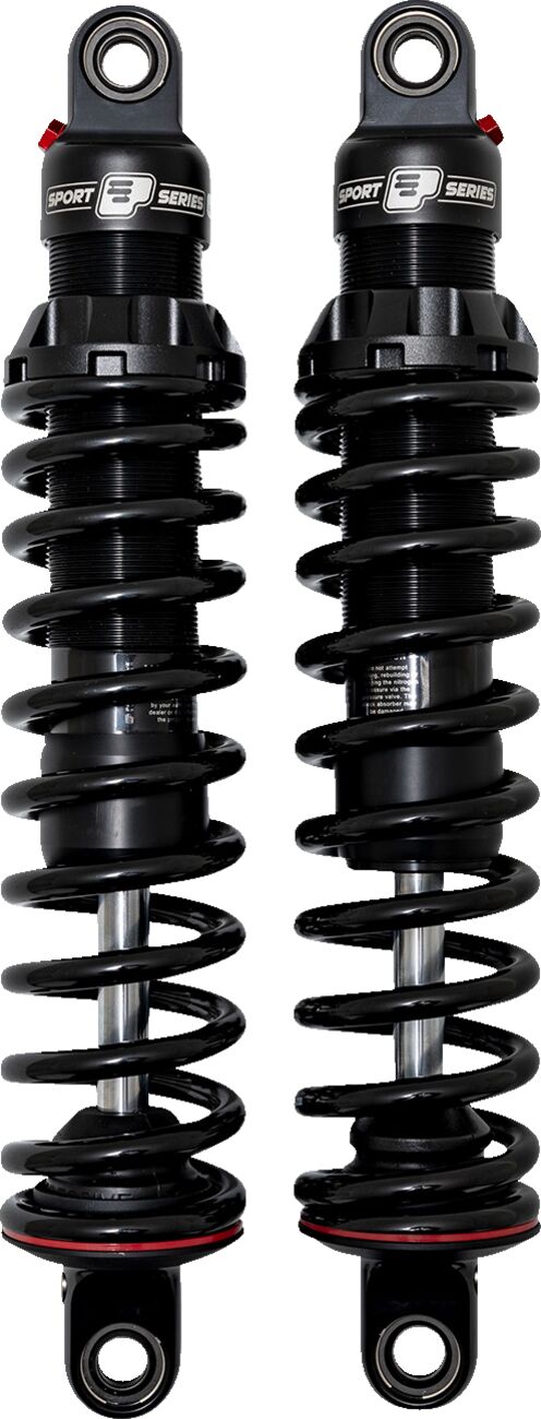 Progressive Suspension 494 Sport Series Shocks for 2006-2017 Harley-Davidson Shock Absorber Black Bearing Pair #494-1002
