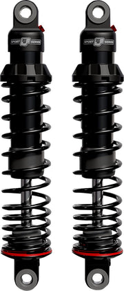 Progressive Suspension 494 Sport Series Shocks for 1991-2022 Harley-Davidson Shock Absorber Black Bearing Pair #494-1003