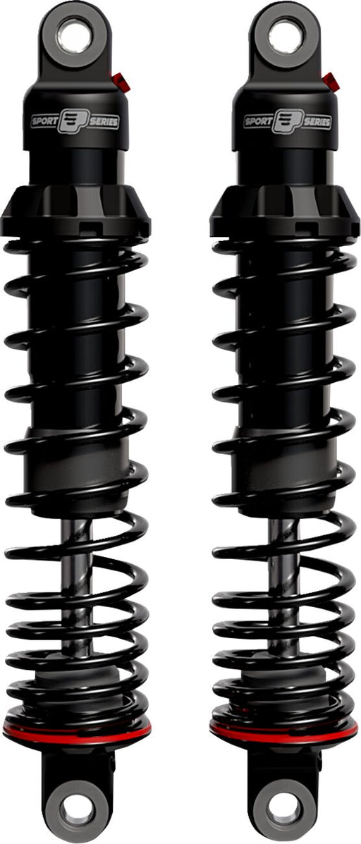 Progressive Suspension 494 Sport Series Shocks for 1996, 2002-2025 Harley-Davidson Shock Absorber Black Bushing Pair