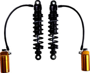 Ohlins STX 36 Blackline Twin Shock Absorber 310.5mm With Golden Reservoirs For Harley-Davidson 2014-2024 Touring Models