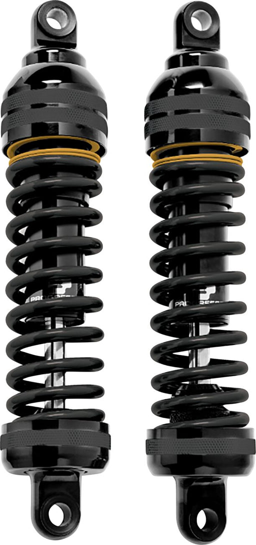 Progressive Suspension 944 Ultra Low Shocks for 1980, 1983-2025 Harley-Davidson 944 FST Shock Absorber Black Gold Coilover Monotube Aluminium Pair