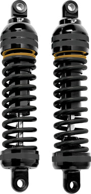 Progressive Suspension 944 Ultra Touring Shocks for 1980, 1983-2025 Harley-Davidson 944 FST Shock Absorber Black Gold Coilover Monotube Aluminium Pair #944-4026UT