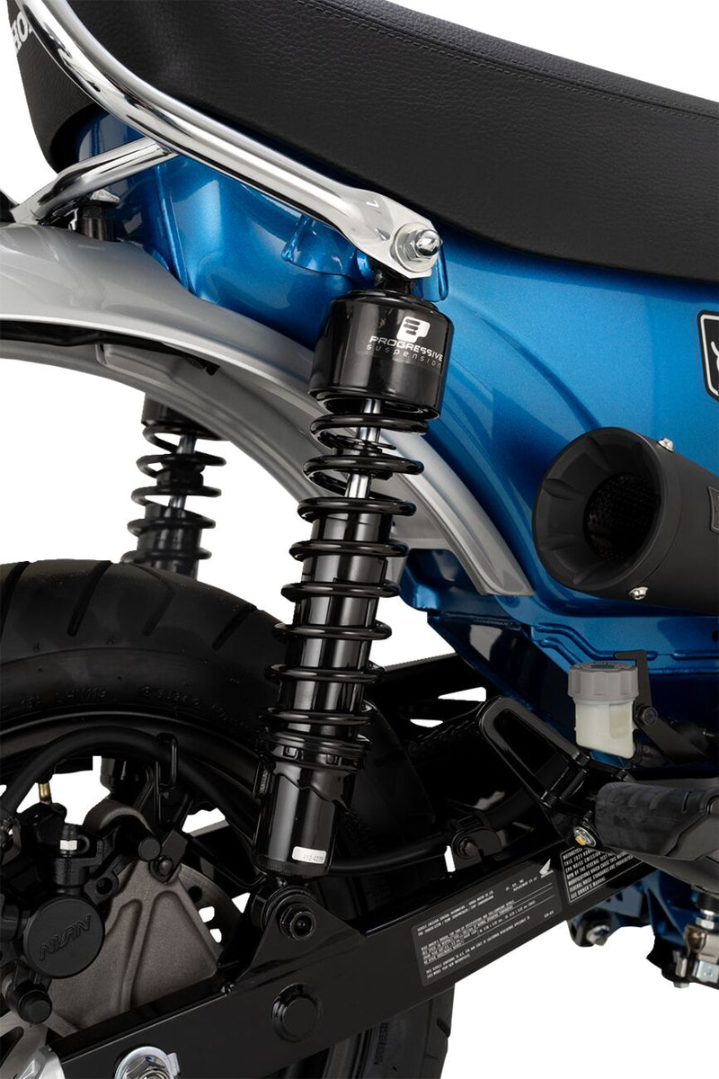 Progressive Suspension 412 Series Shocks for 2024 HONDA ST 125 ABS Shock Absorber Black Pair