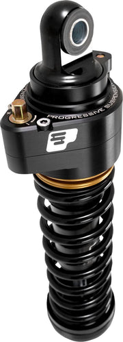 Progressive Suspension 944 Series Shocks for 1980, 1983-2026 Harley-Davidson Shock Absorber Black Gold Pair #944-4071UT-QPS