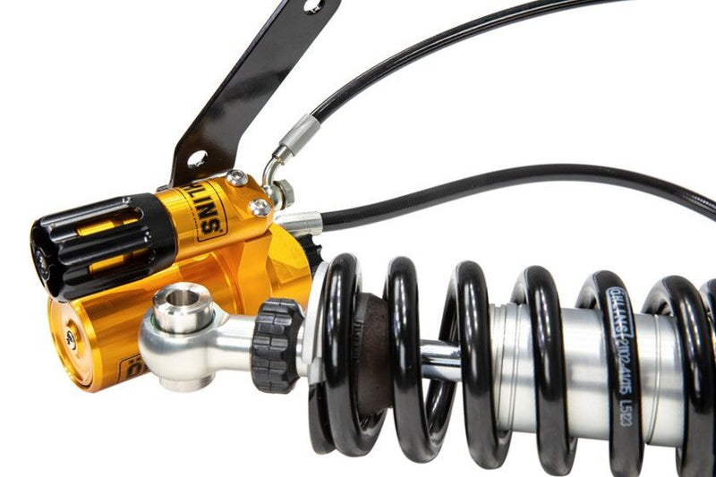 Ohlins SHOCK STX for 2018-2024 Harley-Davidson Suspension Kit Black Silver Rear Coilover Monotube Hard Anodised Machined Aluminium Pair