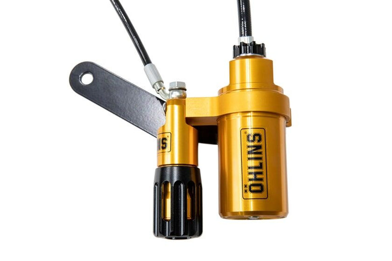Ohlins SHOCK STX for 2018-2024 Harley-Davidson Suspension Kit Black Silver Rear Coilover Monotube Hard Anodised Machined Aluminium Pair #HD 517