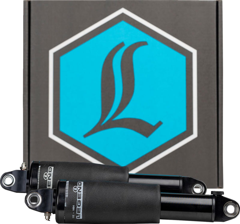 Legend Suspension Air-A Adjustable FL Air Suspension for 2023-2025 Harley-Davidson Shock Absorber Anodised Black Rear Air Twin-Tube Aramid Fibre Bi...