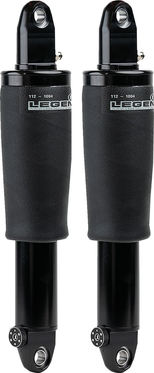 Legend Suspension AIR-A Suspension For M-Eight Trike for 2015-2025 Harley-Davidson Shock Absorber Anodised Black Rear Air Twin-Tube Aramid Fibre Bi...