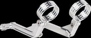 Legend Suspension REVO ARC Billet Remote Reservoir External Mounts for 2014-2025 Harley-Davidson Mounting Kit Anodised Clear Billet Aluminium
