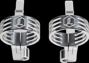 Legend Suspension REVO ARC Billet Remote Reservoir External Mounts for 2014-2025 Harley-Davidson Mounting Kit Anodised Clear Billet Aluminium
