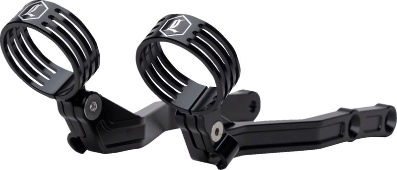 Legend Suspension REVO ARC Billet Remote Reservoir External Mounts for 2014-2025 Harley-Davidson Mounting Kit Black Pair