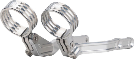 Legend Suspension REVO ARC Billet Remote Reservoir External Mounts for 2014-2025 Harley-Davidson Mounting Kit Clear Pair