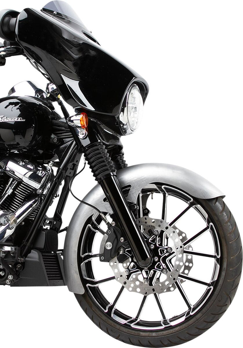 Arlen Ness Real Steel Rapper Front Fender #06-736