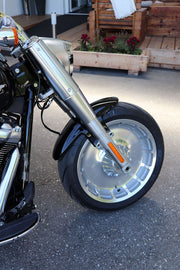Cult Werk Front Fender Custom for 2018-2024 Harley-Davidson FLFB Gloss Black ABS Plastic Each