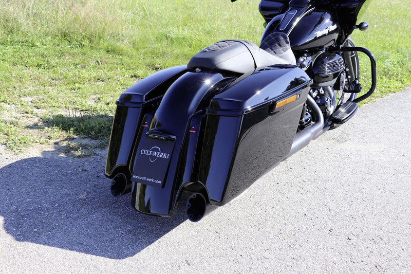 Cult Werk Rear Conversion Kit Custom for 2009-2024 Harley-Davidson Gloss Black ABS Plastic