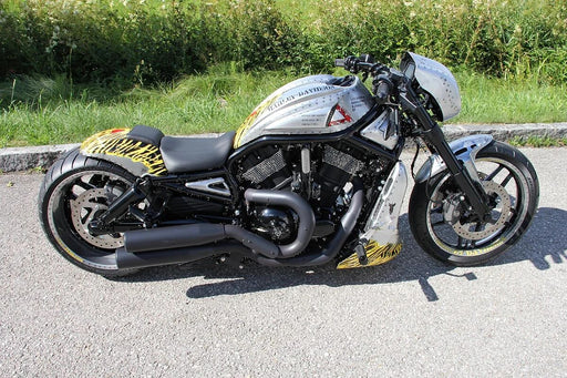 Cult Werk Rear Conversion Kit Race for 2007-2017 Harley-Davidson Black