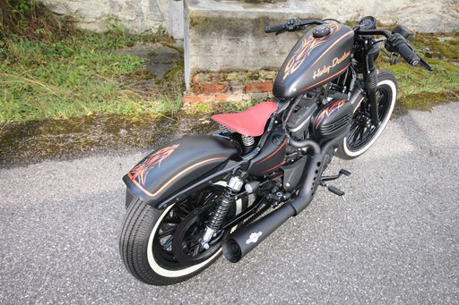 Cult Werk Rear Fender Original Style for 2004-2022 Harley-Davidson Raw Black ABS Plastic Each