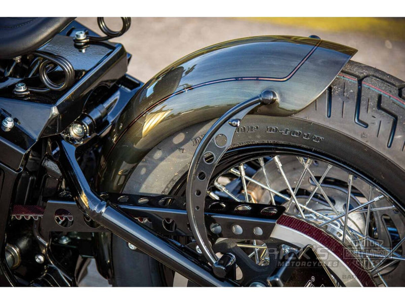 Rick's Motorcycles Rear Fender "Boober" for 2018-2024 Harley-Davidson Raw Replacement Steel Kit #S8-SR2001618-K