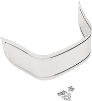 Drag Specialties Chrome Steel Fender Skirts for 1980-2013 Harley-Davidson Touring and 2009-2013 Harley-Davidson Trike Motorcycles