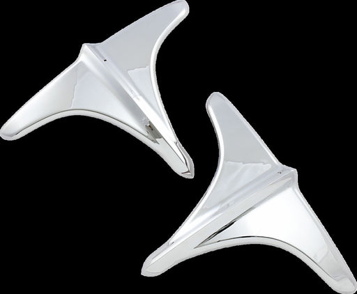 Kuryakyn Leading Edge Rear Fender Accents In Chrome For Harley-Davidson 2009-2023 Trike Models