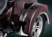 Kuryakyn Leading Edge Rear Fender Accents In Chrome For Harley-Davidson 2009-2023 Trike Models #KUR7217