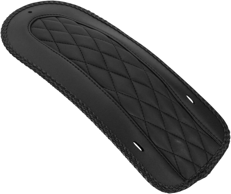 Mustang Seats Black Dave Perewitz Signature Rear Fender Bib for 2008-2025 Harley-Davidson Touring Models
