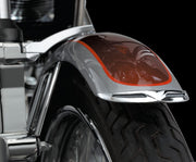Kuryakyn Leading Edge Front Fender Tip For Most Narrow Fenders On Harley-Davidson FXST, XL, Dyna & FXR Models In Chrome