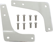 Cobra Round Sissy Bar Kit Chrome Silver Tall Steel