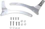 Cobra Round Sissy Bar Kit Chrome Silver Tall Steel