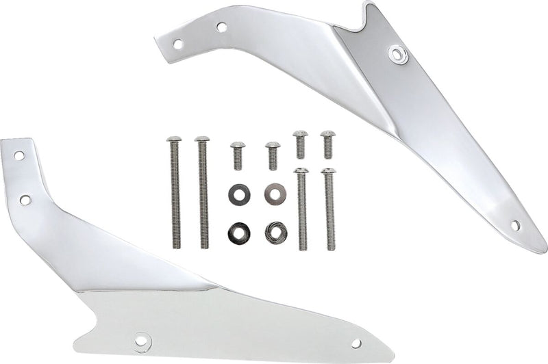 Cobra Round Sissy Bar Kit Chrome Silver Tall Steel