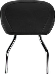 Cobra Round Sissy Bar Kit Chrome Silver Short Steel