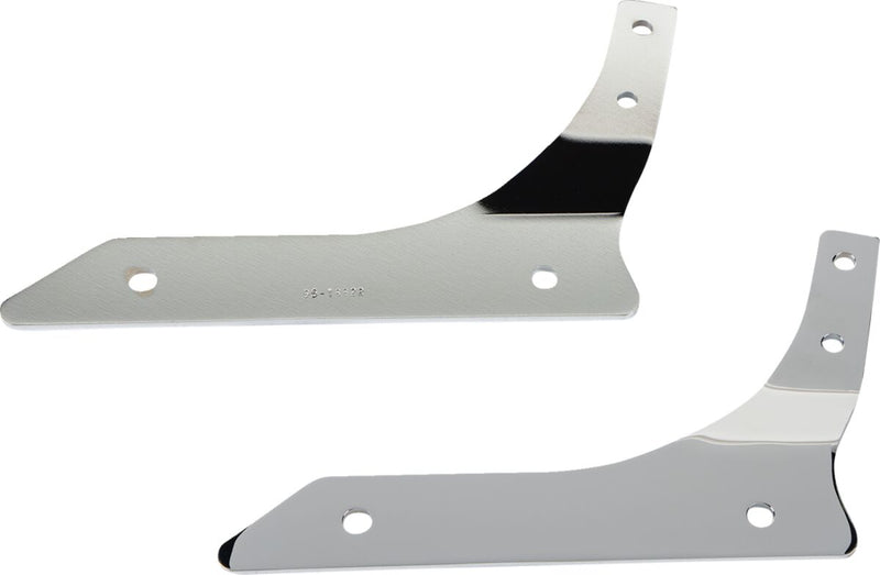 Cobra Round Sissy Bar Kit Chrome Silver Short Steel