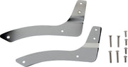 Cobra Round Sissy Bar Kit Chrome Silver Short Steel