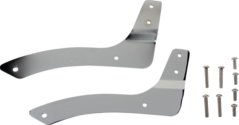 Cobra Round Sissy Bar Kit Chrome Silver Short Steel
