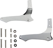 Cobra Round Sissy Bar Kit Chrome Silver Short Steel