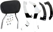 Cobra Round Sissy Bar Kit Chrome Silver Tall Steel