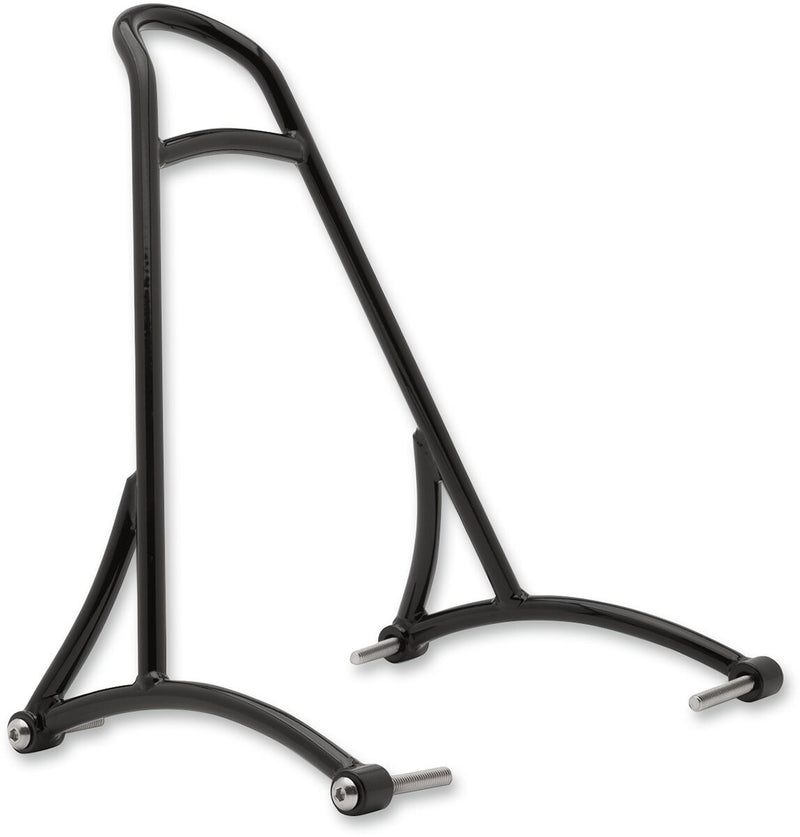 Burly Brand Sissy Bar Short in Black Powder Coated For 1996-2003 XL Models