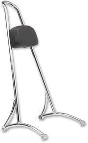 Burly Brand Sissy Bar Tall in Chrome For 1996-2003 XL Models