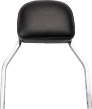 Cobra Detachable Backrest Kit Mini Chrome Silver Square Steel