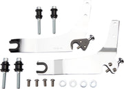 Cobra Detachable Backrest Kit Mini Chrome Silver Square Steel