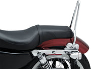 Kuryakyn All In One Sissy Bar Kit In Chrome 17 Inch Tall For Harley-Davidson 2004-2021 Sportster Models (Except &