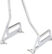 Biltwell Chrome Exfil Sissy Bar for 2006-2017 Harley-Davidson Dyna Motorcycles