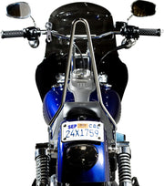 Biltwell Chrome Exfil Sissy Bar for 2006-2017 Harley-Davidson Dyna Motorcycles