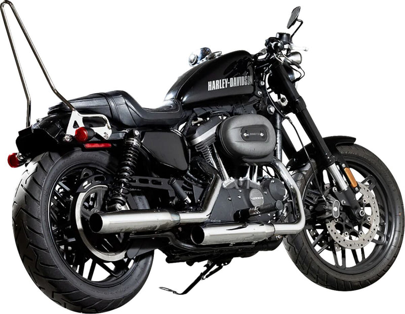 Biltwell Chrome Exfil Sissy Bar for 2007-2022 Harley-Davidson Sportster Motorcycles