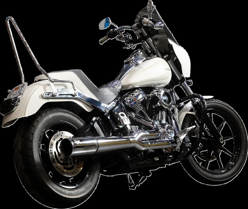 Biltwell Chrome Exfil Sissy Bar for 2018-2026 Harley-Davidson Softail Motorcycles