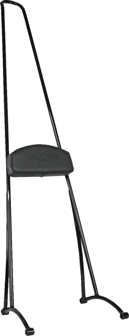Burly Brand Sissy Bar Stupid Tall in Black Powder Coated For 2004-2021 XL Models